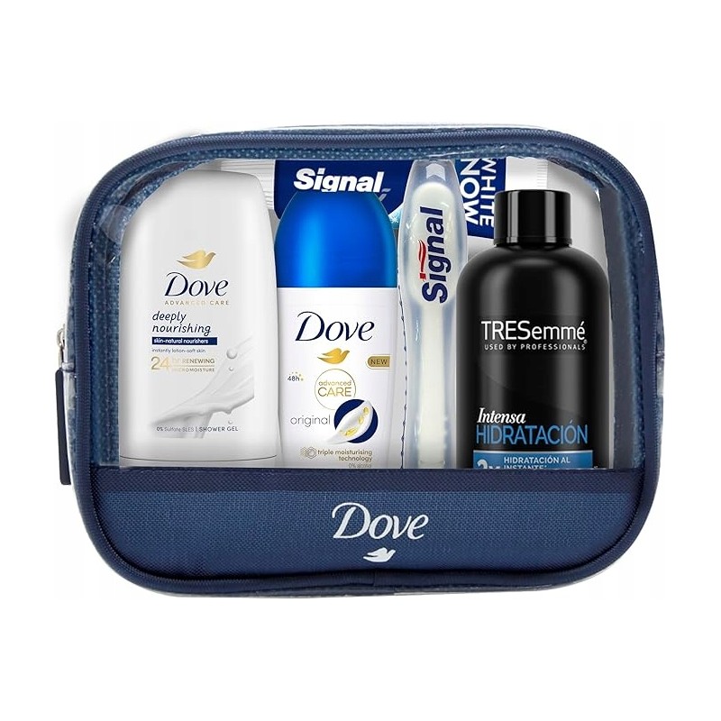 Dove Mini podróżna kosmetyczka męska 5 mini produktów