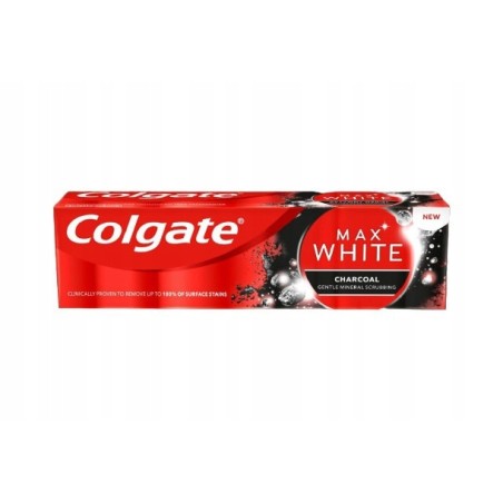 Zestaw Pasta do zębów z węglem Colgate Max White Charcoal 75 ml