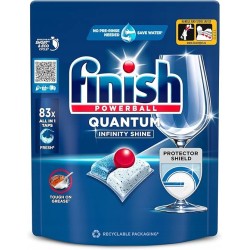Finish Quantum Infinity Shine tabletki do zmywarki do naczyń 83 tabletki