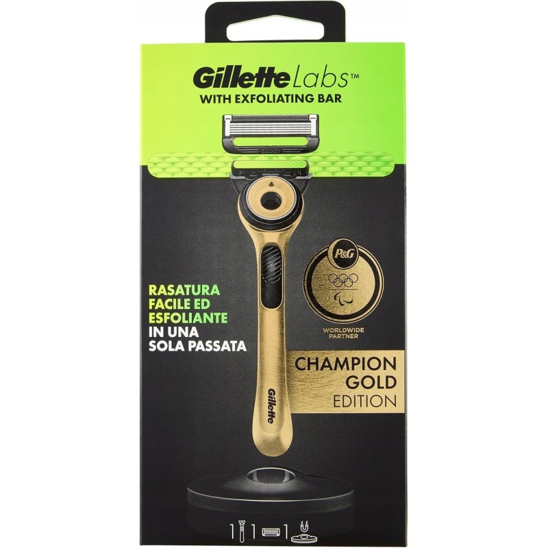 Gillette Labs - Maszynka do golenia dla mężczyzn ze zintegrowaną rączką