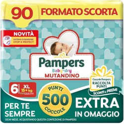 Pieluchomajtki Pampers Baby-Dry Rozmiar 6 30 sztuk 15+ kg
