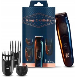 Maszynka do strzyżenia trymer brody Królewski Gillette King C 3nasadki OPIS