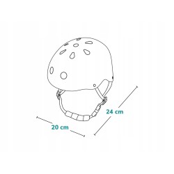 Kask dziecięcy na rower hulajnogę rozmiar S 50-56cm od 3 lat Lionelo Helmet