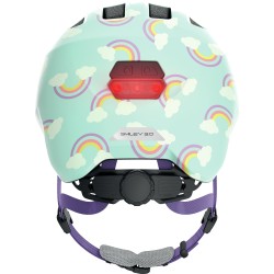 Kask rowerowy dziecięcy ABUS SMILEY 3.0 S 45-50 LED Blue rainbow