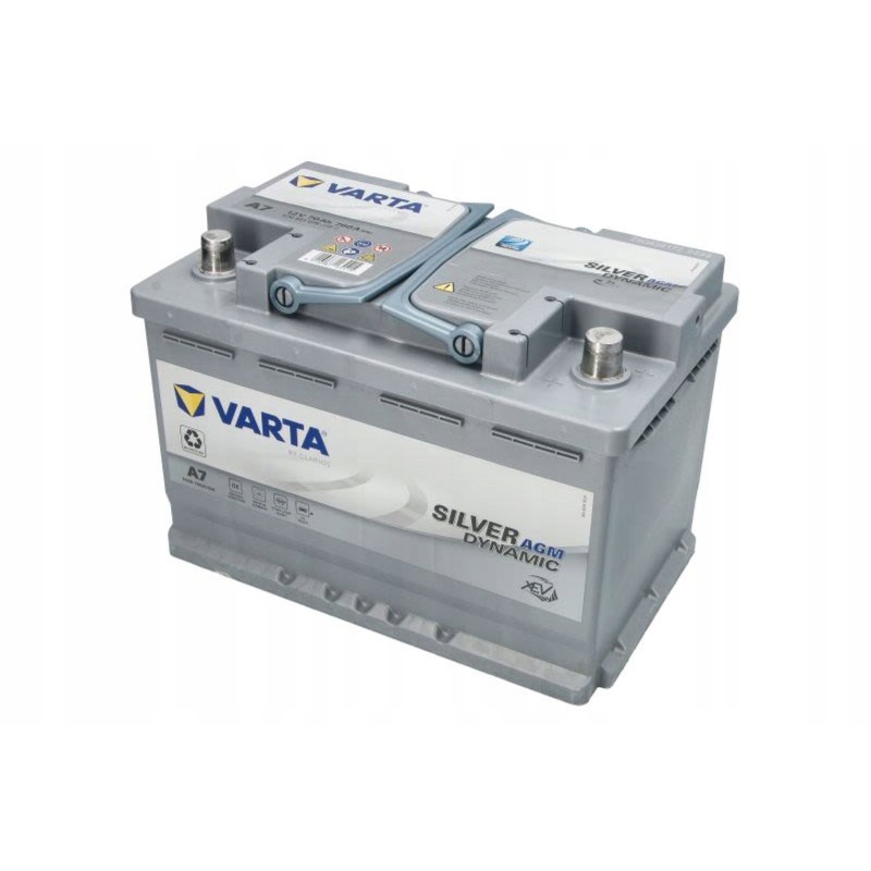 AKUMULATOR VARTA 12V 70AH/760A START&STOP AGM (P+ 1) 278X175X190