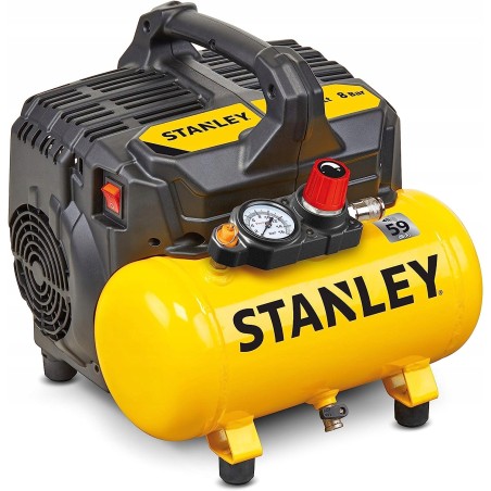 USZKODZONY Kompresor bezolejowy Stanley DST 100/8/6 6 l 8 bar OPIS