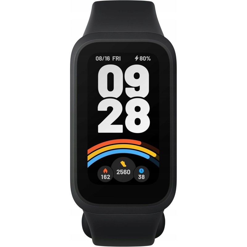 Outlet Smartband Xiaomi Smart Band 9 Active czarny wodoszczelność 5ATM