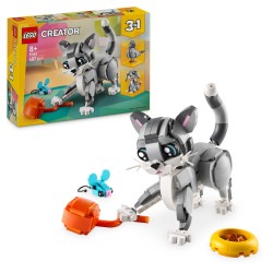 Zabawka dla kota LEGO Creator 3 w 1 - figurka kota gołębia i psa 31163