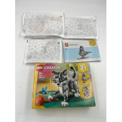 Zabawka dla kota LEGO Creator 3 w 1 - figurka kota gołębia i psa 31163