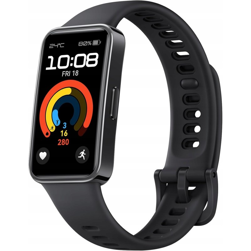 USZKODZONY HUAWEI BAND 9 BRANSOLETA AKTYWNOŚCI SMARTWATCH 1,4" CZARNY OPIS