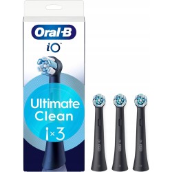 Outlet Oral-B iO Series Ultimate Clean Black czarne końcówki wymienne 3 szt