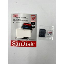 Karta pamięci SanDisk 128 GB Ultra microSDXC UHS-I z adapterem OPIS