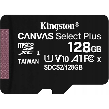Karta Kingston Canvas Select Plus microSD Card SDCS2/128GB SP Class 10 OPIS
