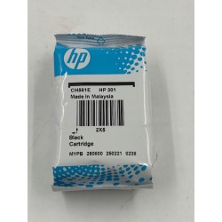 Outlet Tusz HP 301 czarny (black) CH561EE poj. 3 ml wydajność 190 stron