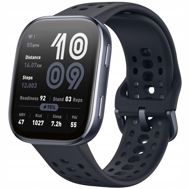 USZKODZONY Smartwatch Amazfit Bip 6 GPS 1,9" AMOLED 5 ATM Czarny 340 mAh