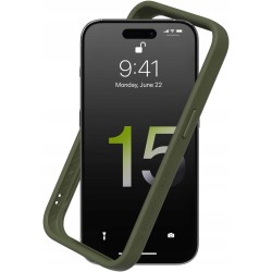 RHINOSHIELDD CrashGuard ramka bumper do iPhone 16 Pro Max pancerna zielona