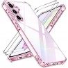 Etui ivoler do Samsung Galaxy A55 5G odporny na wstrząsy + szkło hartowane