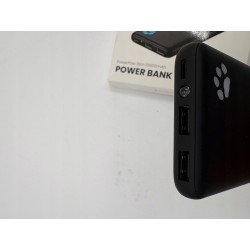 Powerbank INIU 10000 mAh czarny 3 wyjścia czarny lekki szybkie ładowanie
