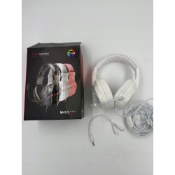 Outlet Słuchawki z Mikrofonem Gaming Mars Gaming MH122 RGB białe OPIS