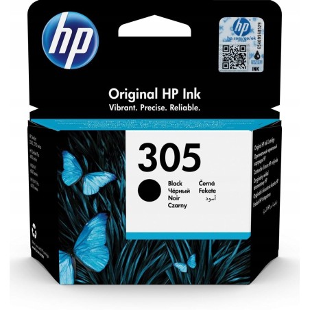 Outlet Tusz HP 305 Instant Ink Czarny 2 ml 3YM61AE wydajność 120 stron