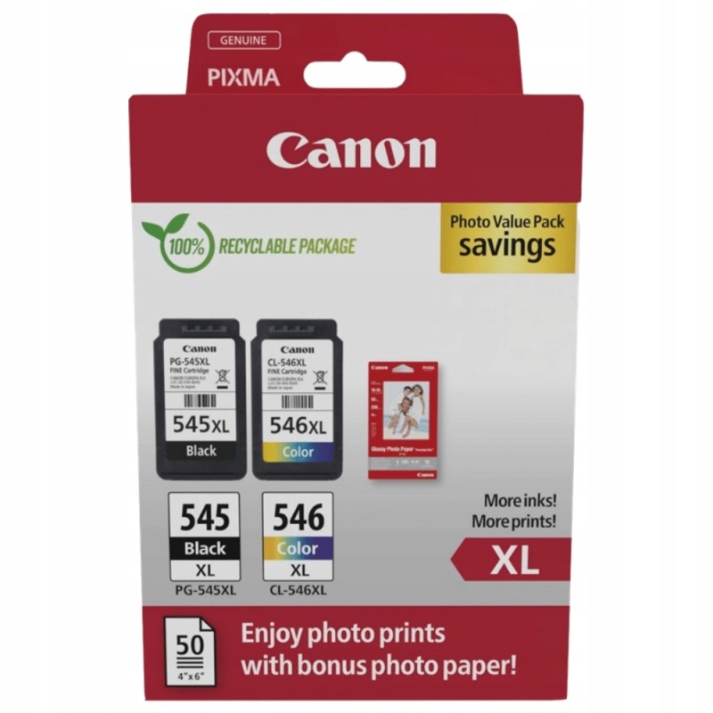 Outlet Tusz Canon PG-545XL/CL-546XL 8286B011 zestaw