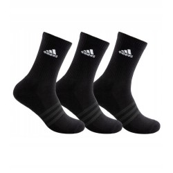 Skarpetki adidas czarne bawełniane 3 pary rozmiar 40-42