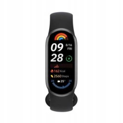Smartband XIAOMI Mi Band 9 czarny Bluetooth Multisportowy Bieganie 233 mAh
