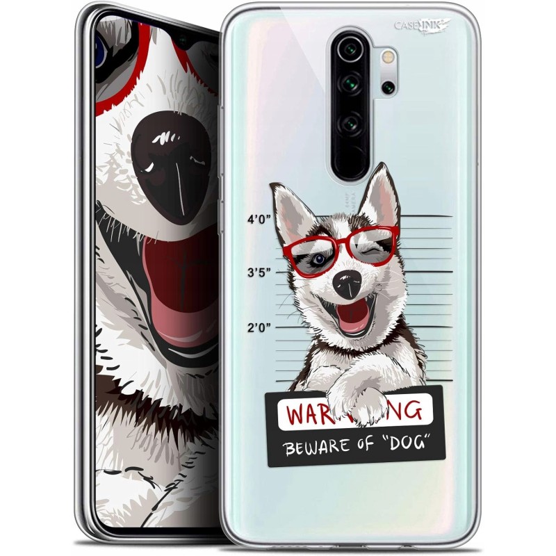 Etui ochronne do 6,5" Xiaomi Redmi Note 8 Pro motyw Beware The Husky Dog Etui ochronne do 6,5" Xiaomi Redmi Note 8 Pro motyw Beware The Husky Dog
