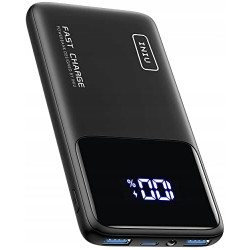 Outlet Powerbank INIU 10500 mAh czarny napięcie 5 V litowo-polimerowy