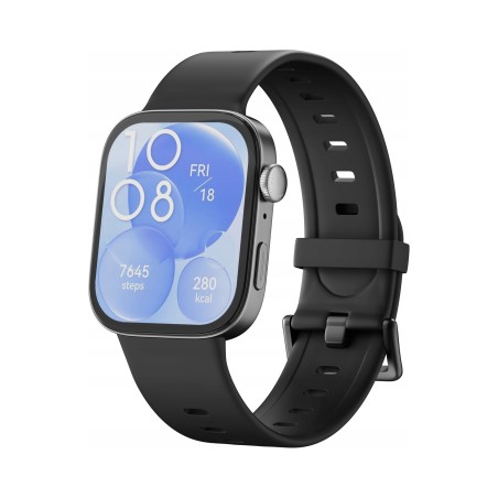 Outlet Smartwatch Huawei Watch Fit 3 czarny bluetooth 400 mAh pulsometr