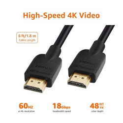 Outlet Kabel HDMI 2.0 AmazonBasics HL-007306 1,8 m