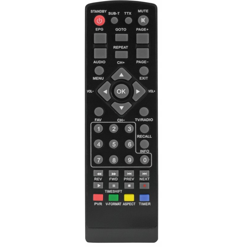 Outlet PILOT DO DEKODERA TUNERA DVB-T MANTA DVBT02 CANVA 333 uniwersalny