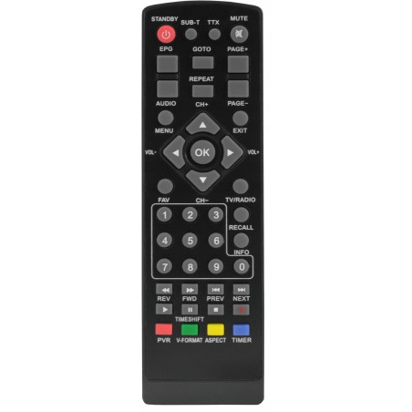 Outlet PILOT DO DEKODERA TUNERA DVB-T MANTA DVBT02 CANVA 333 uniwersalny