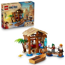 Outlet LEGO Klocki One Piece 75636 Chatka w wiosce Fuusha OTWARTE opakowani