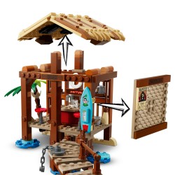 Outlet LEGO Klocki One Piece 75636 Chatka w wiosce Fuusha OTWARTE opakowani