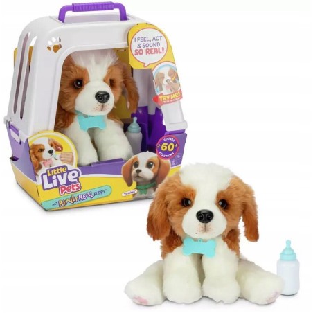 LITTLE LIVE PETS PIESEK MÓJ PRAWDZIWY SZCZENIACZEK INTERAKTYWNY TRANSPORTER
