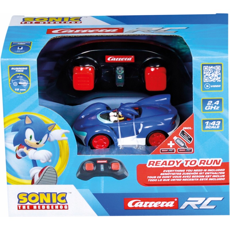 Carrera RC Zdalnie sterowany samochód auto Sonic do 5km/h CE