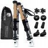 Outlet Kije trekkingowe Alpin Loacker Carbon Pro Series 115-135 cm lekkie