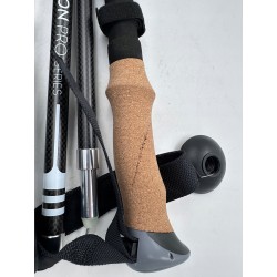 Outlet Kije trekkingowe Alpin Loacker Carbon Pro Series 115-135 cm lekkie