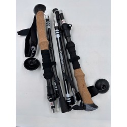 Outlet Kije trekkingowe Alpin Loacker Carbon Pro Series 115-135 cm lekkie