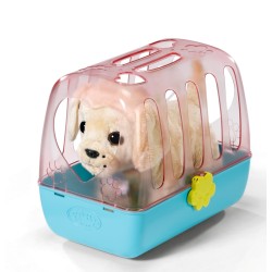 Interaktywny piesek Lucky w transporterku Baby Born + akcesoria