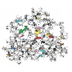 Outlet PUZZLE 1000 COMPACT IMPOSSIBLE PEANUTS, CLEMENTONI