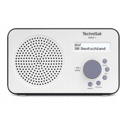 USZKODZONY Radio sieciowo-bateryjne DAB+ FM TechniSat Viola 2 Biały