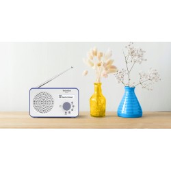 USZKODZONY Radio sieciowo-bateryjne DAB+ FM TechniSat Viola 2 Biały