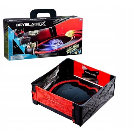 Gra zręcznościowa arena Beyblade X Hasbro przenośna dla 2-4 graczy