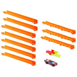 HOT WHEELS ZESTAW TORÓW SPEED SNAP tory proste, elastyczne + autko JDW43
