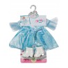 Zestaw BABY born Księżniczka na lodzie sukienka 43cm dla lalki + łyżwy CE