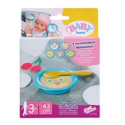 BABY born zestaw do karmienia - magiczne talerzyki z miseczką i łyżeczką CE