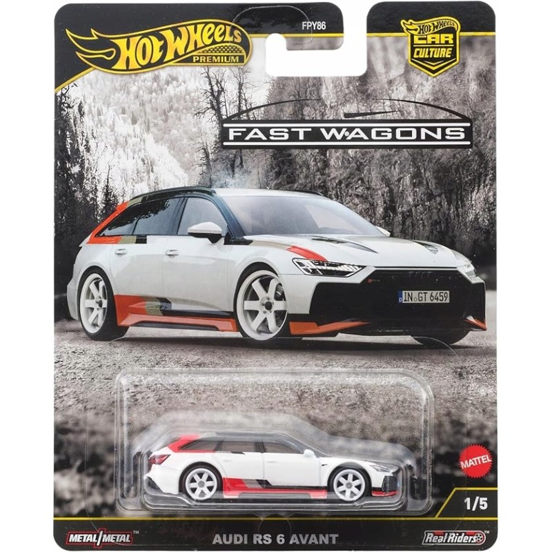 Hot Wheels Premium Fast Wagons Audi RS 6 Avant JBK51