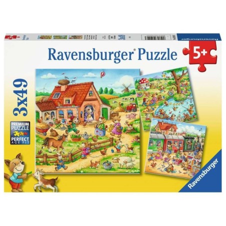 Puzzle dla dzieci - wakacje na wsi - Ravensburger